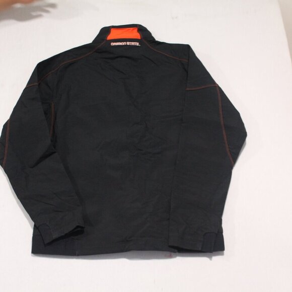 Nike Team Black Men Jacket Oregon State Mock Neck Size Medium - Picture 2 of 9
